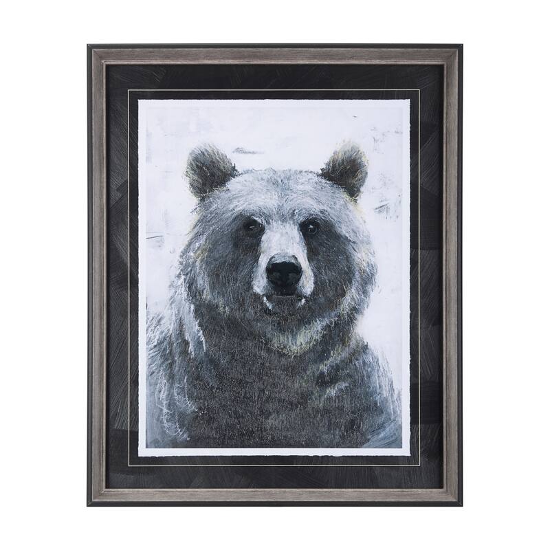 Animal Portrait III (Bear) Framed Art Print