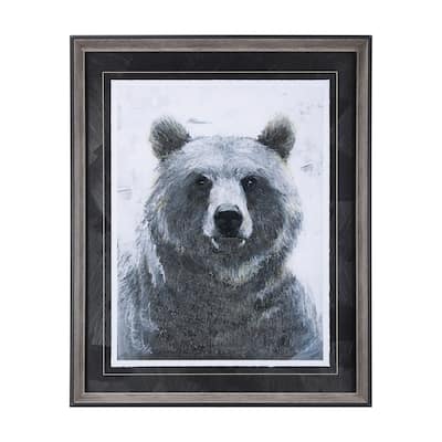 Animal Portrait III (Bear) Framed Art Print