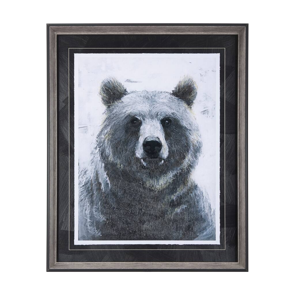 Animal Portrait III (Bear) Framed Art Print