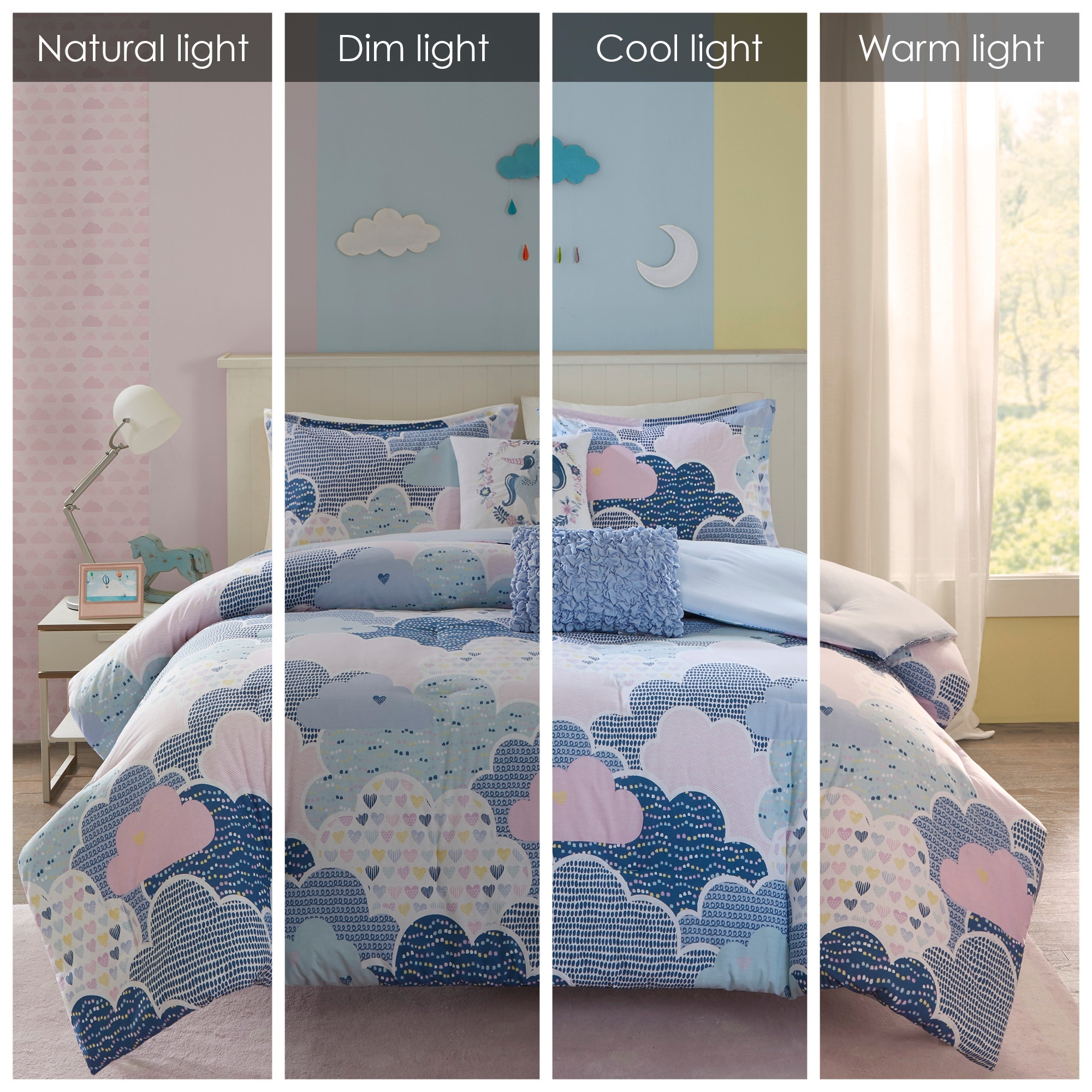 Urban Habitat Kids Bliss Blue Cotton 5 piece Duvet Cover Set Bed Bath Beyond 16740020