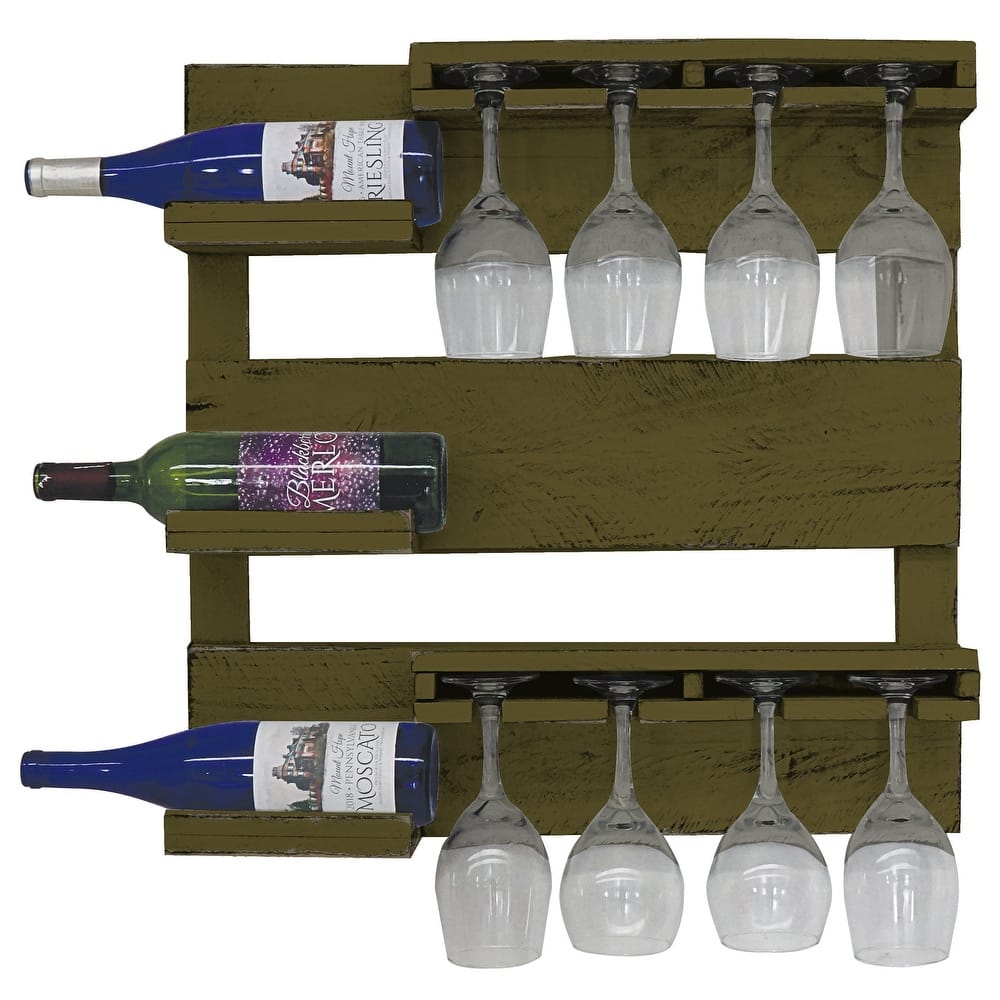 Farmhouse 3-Bottle Wine Bar
