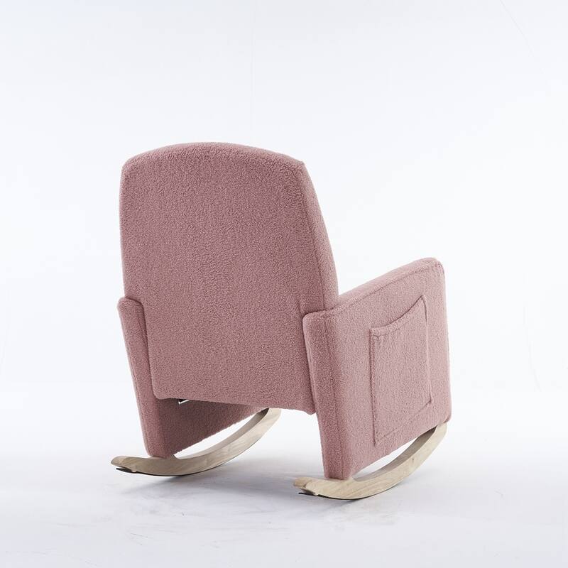 Rocking Chair With Adjustable Footrest