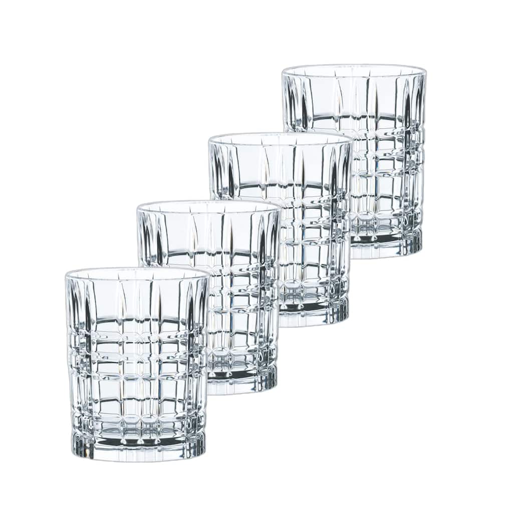 Nachtmann Set of 4 Square Series Whisky Glasses - 12.16 oz.