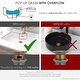 preview thumbnail 11 of 48, STYLISH Pop-Up Bathroom Sink Drain with Overflow D-700