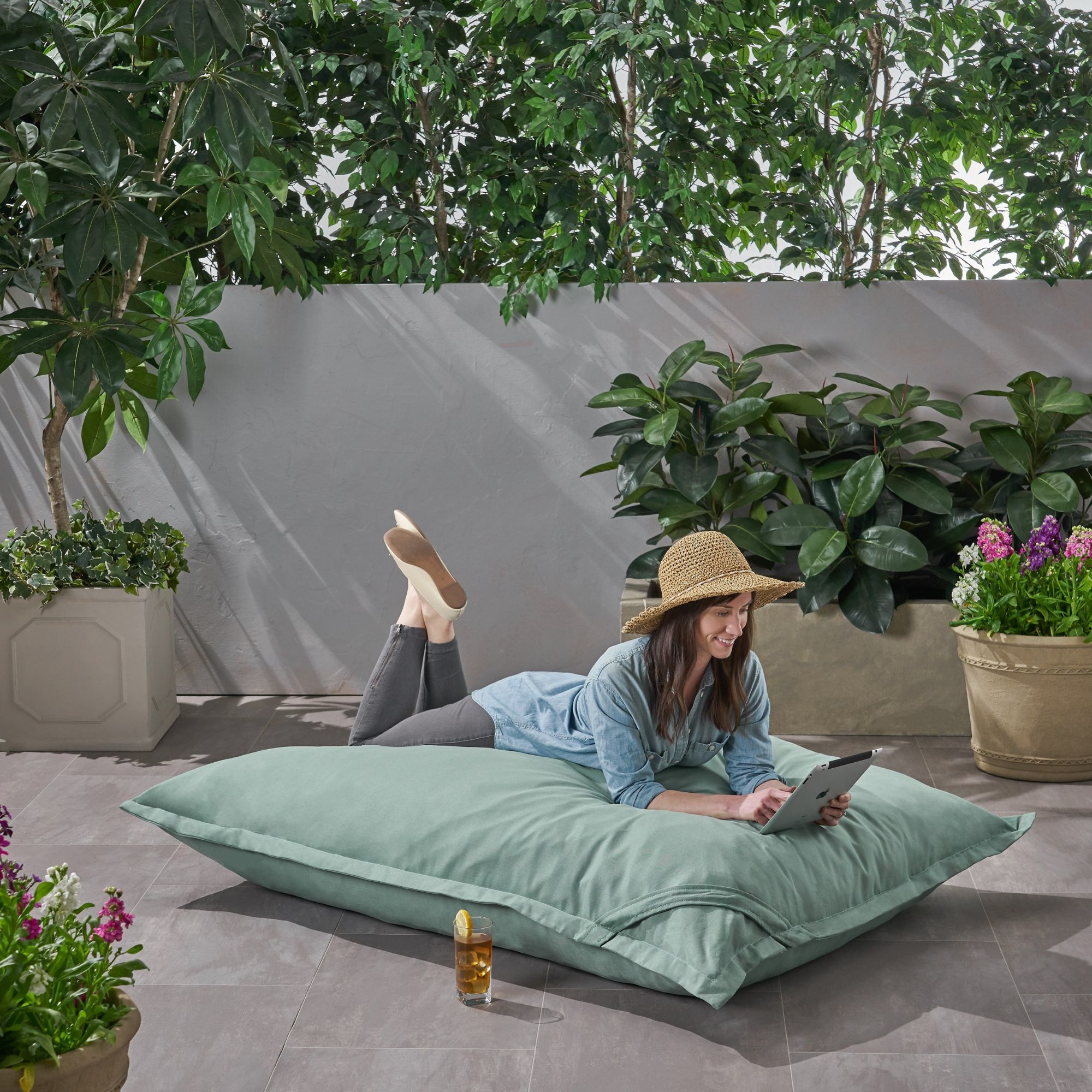 Rectangular bean bag 2025