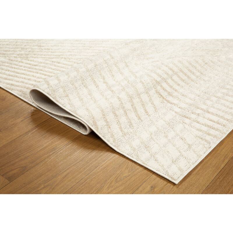 Lefkada Collection Modern Geometric Area Rug