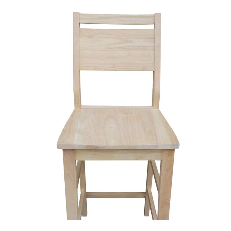 Aspen Panel Stool - Unfinished