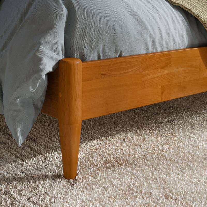 Becket Solid Wood Low Profile Platform Bed