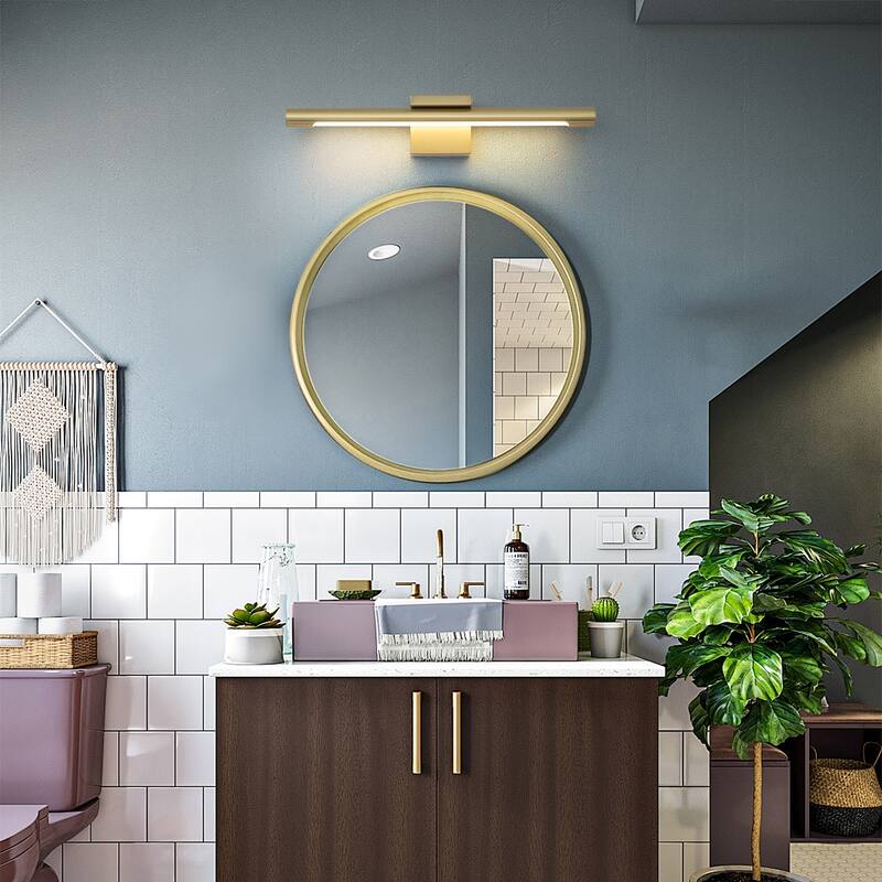 23.7" Mid-Century Modern Dimmable LED Bathroom Vanity Light Picture Light Art Lights for Wall