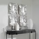 preview thumbnail 6 of 5, Uttermost Archive Nickel Wall Decor - 19 x 19 x 4
