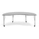 preview thumbnail 28 of 46, Mobile 48''W x 72''L Kidney Thermal Laminate Activity Table - Adj. Short Legs