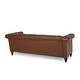 preview thumbnail 36 of 39, Parkhurst Chesterfield Tufted 3-seat Sofa by Christopher Knight Home