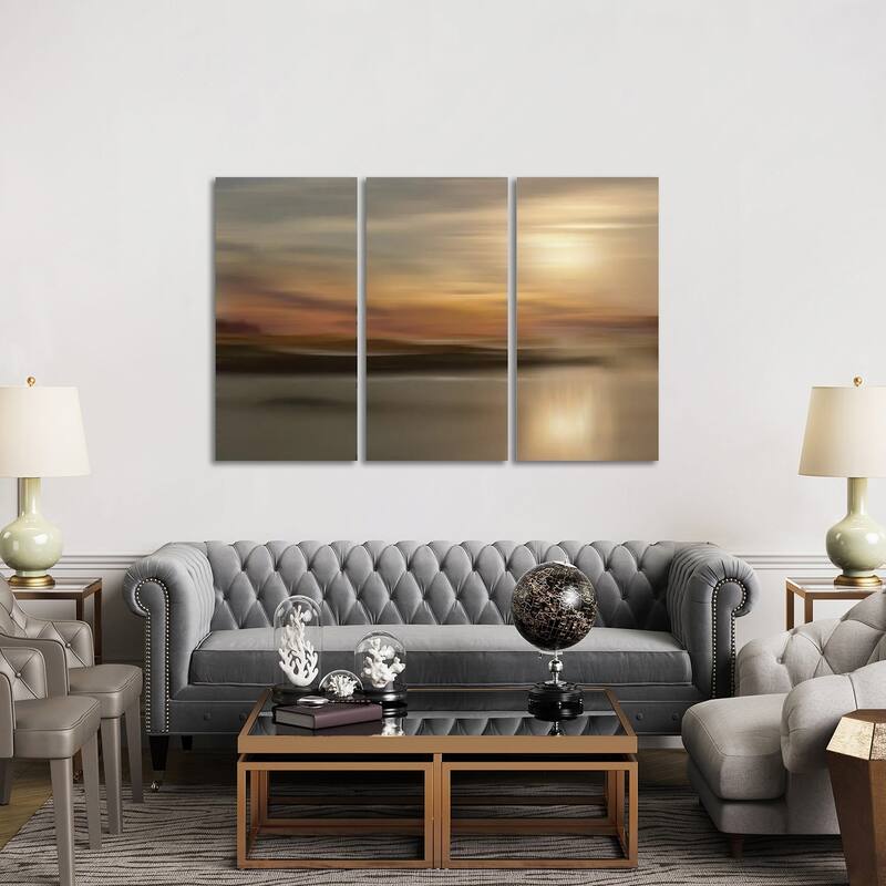 iCanvas "Mystic Lake" by Nan 3-Piece Canvas Wall Art Set - 40x60x1.5