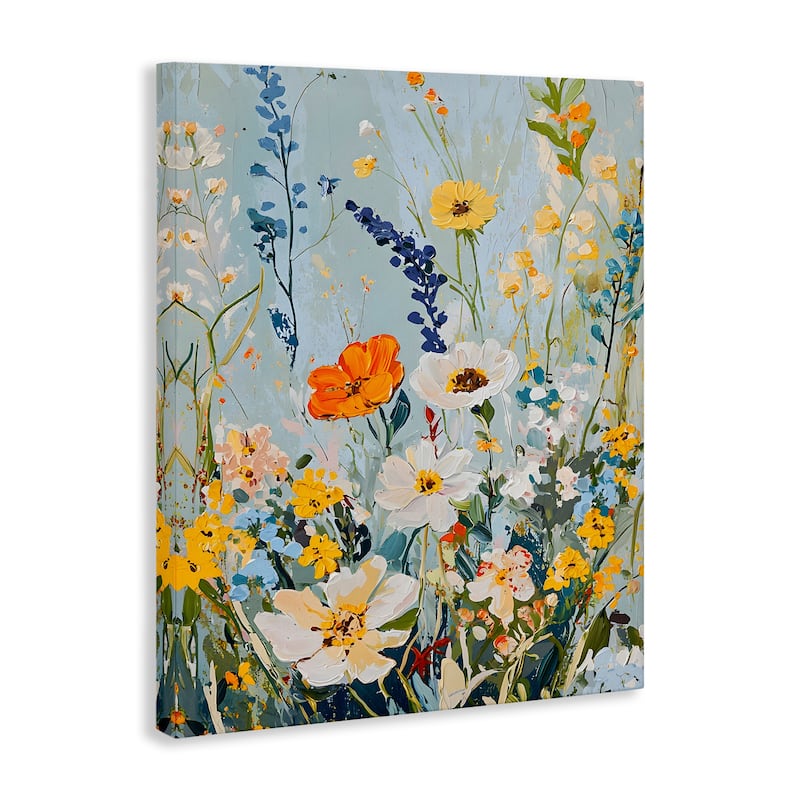 Stupell Warm Toned Flowers Canvas Wall Art Design By Franklyn Gregory