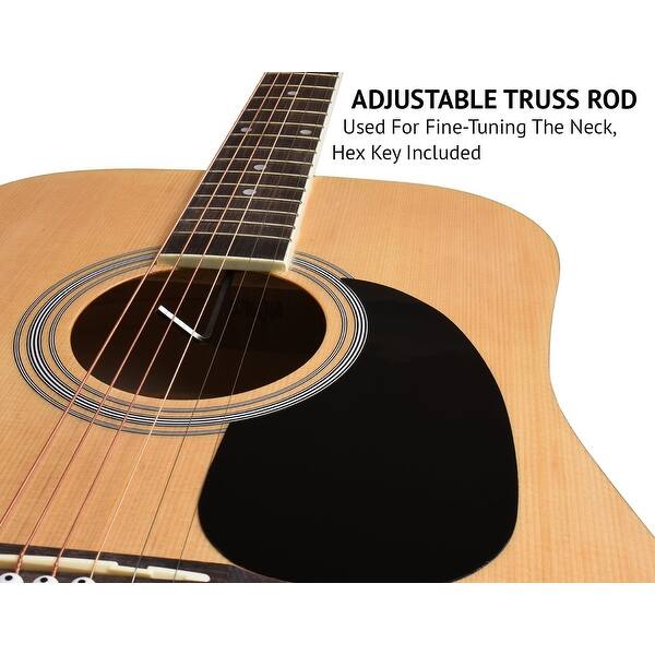 Shop Lyxpro 41 Classic 6 String Acoustic Guitar For Beginner