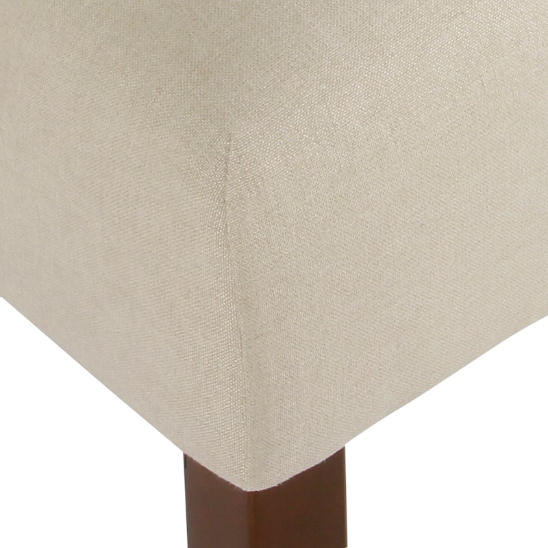 HomePop Meredith Anywhere Chair - Stain Resistant Cream Fabric