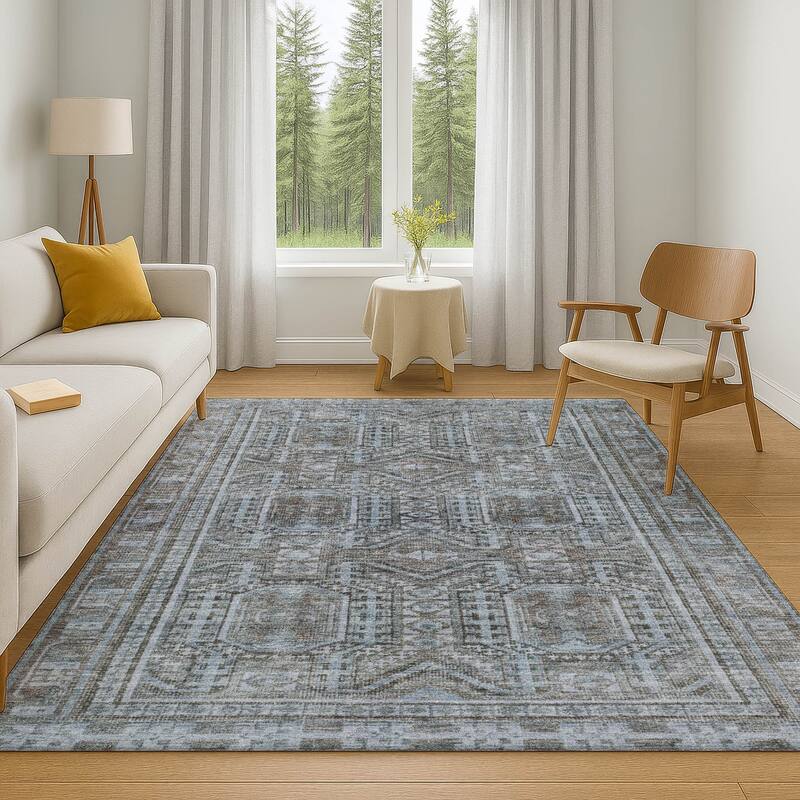 Premium Washable Super Soft Traditional Global Mayfield Rug
