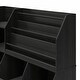 preview thumbnail 8 of 18, Ameriwood Home Tyler Kids Extra Large Book and Toy Storage Organizer, Black Oak