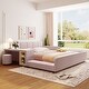preview thumbnail 68 of 83, Baby Toddler Growing Bed Skin Friendly Upholstered Bed Pink - Queen