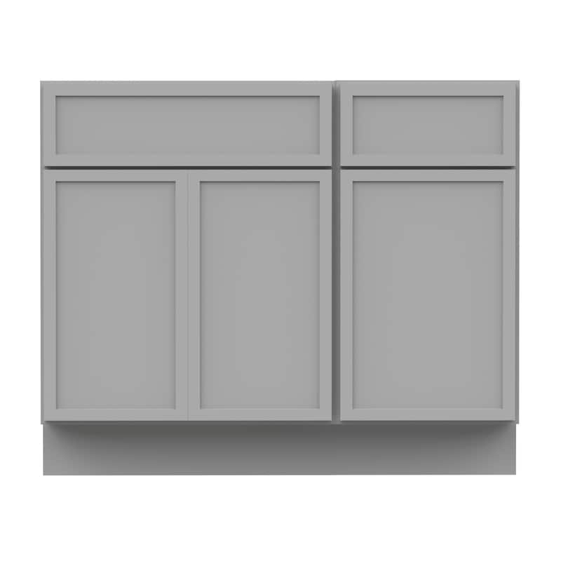 Vanity Art 39" Oak Freestanding Bathroom Vanity Cabinet without Top