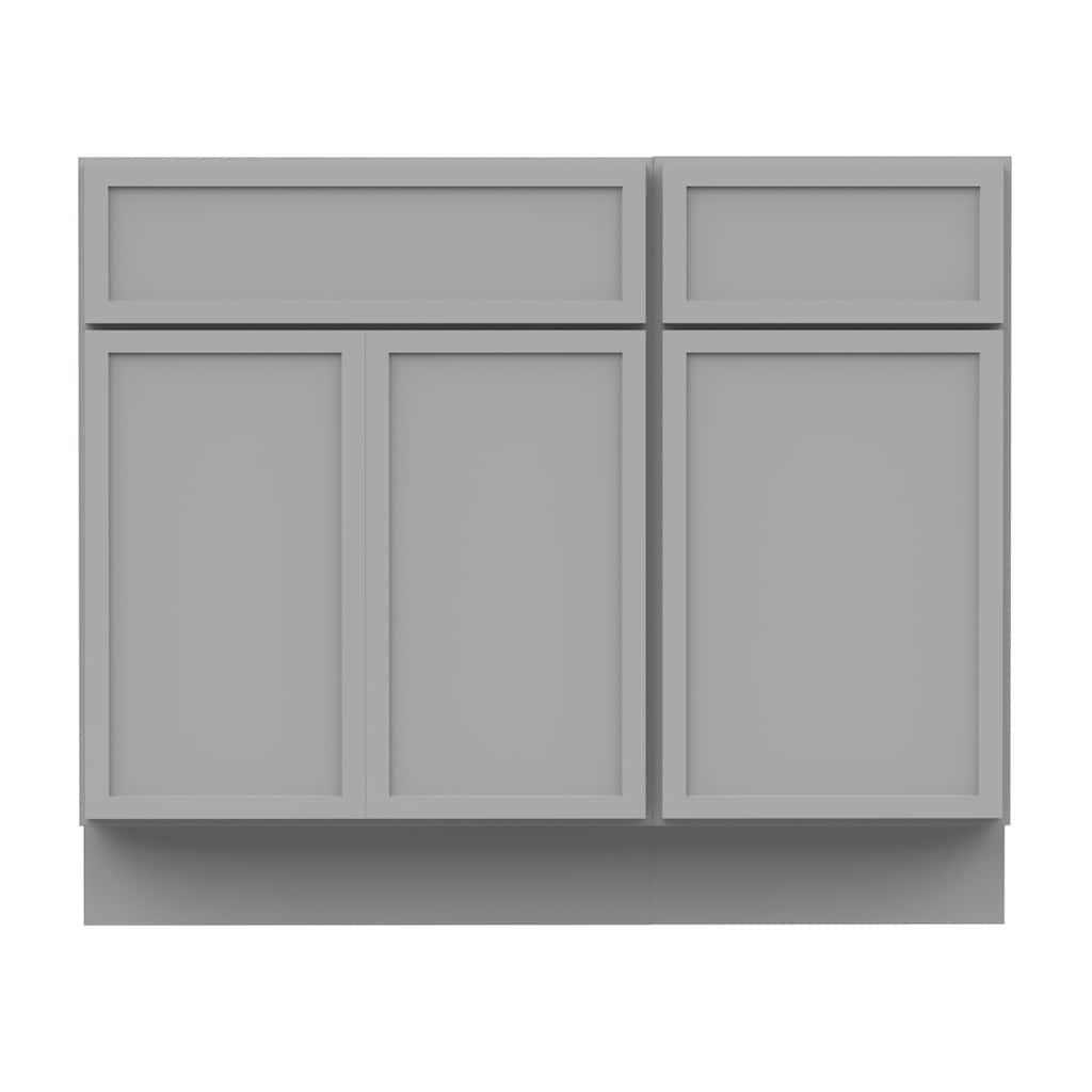 Vanity Art 39" Oak Freestanding Bathroom Vanity Cabinet without Top