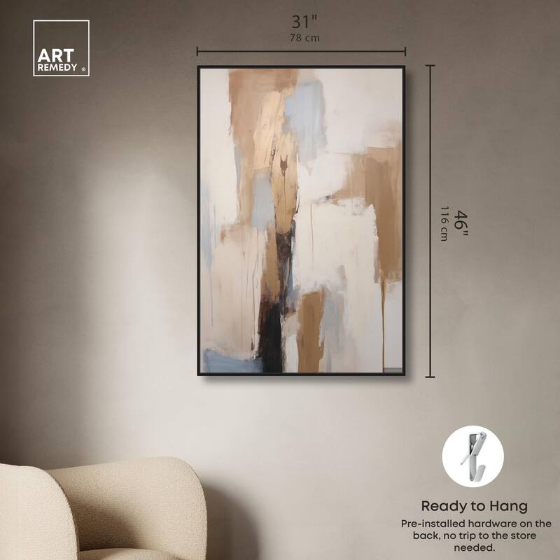 Sandstone Stillness I Canvas by Art Remedy