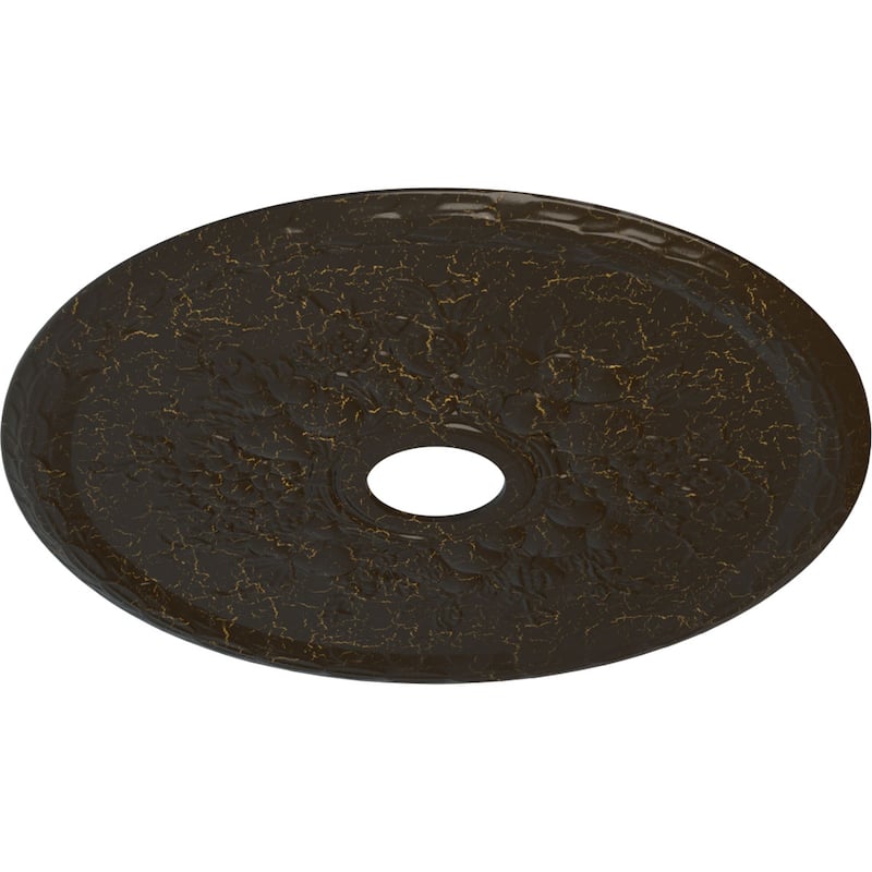 22 5/8"OD x 3 5/8"ID x 5/8"P Grape Ceiling Medallion