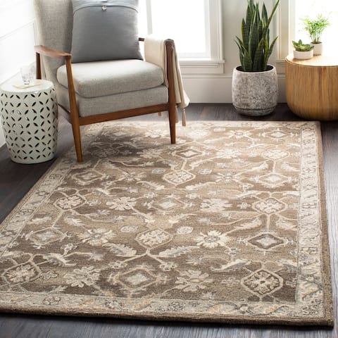 Handmade Gavin Traditional Wool Area Rug
