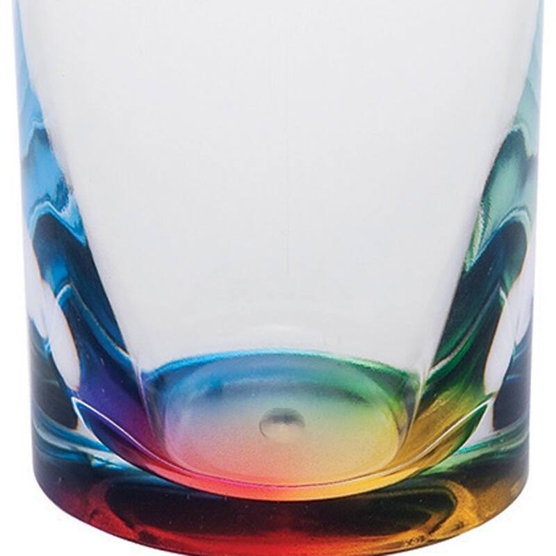 HomeRoots Set of Four Clear Acrylic Stemmed Flutes - 1.96 in. x 8.46 in. x 1.96 in.