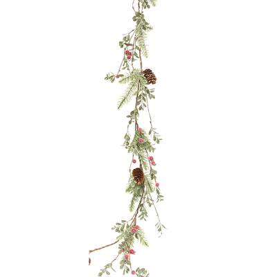 Sugar Berry Pine Garland - Green - 60 inches
