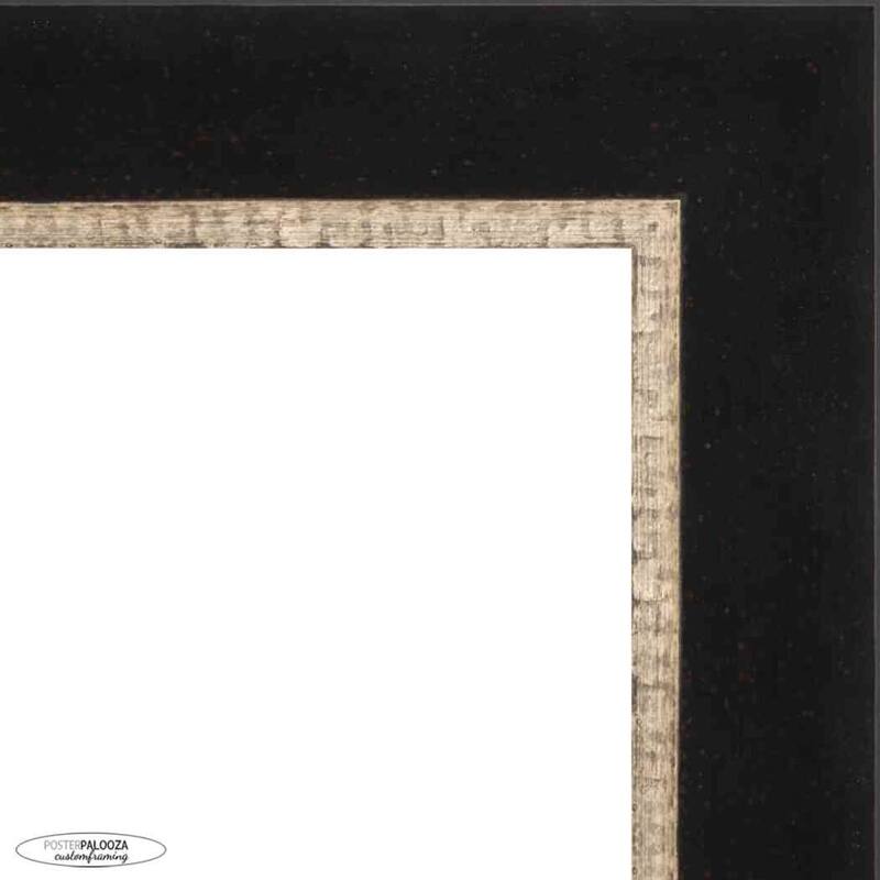 34x24 Traditional Complete Wood Picture Frame with UV Acrylic, Foam Board Backing, & Hardware