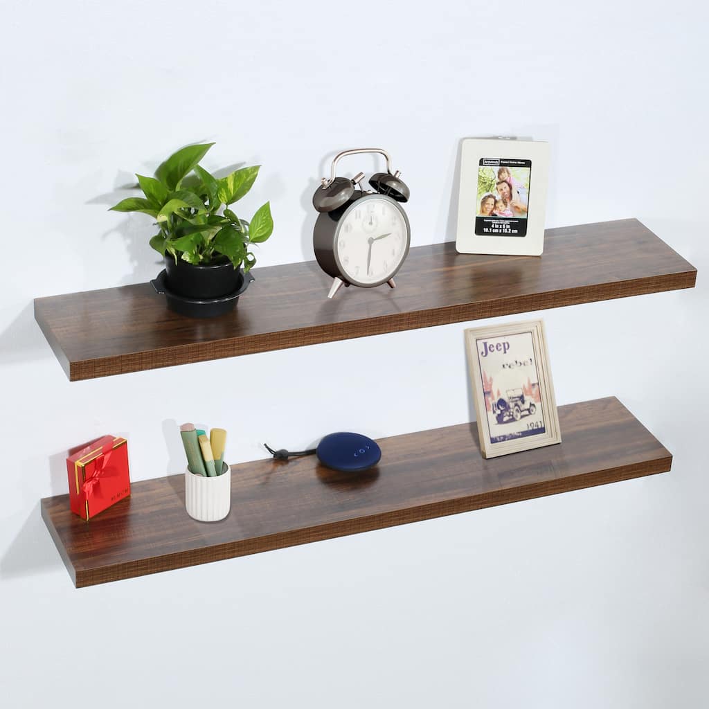 Henry Set of 2 Floating Shelves--47.25 *9.25 *1.5 inches - 47.25 *9.25 *1.5 inches