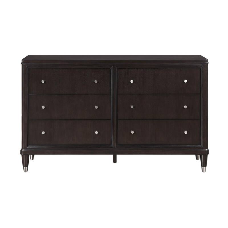 Niguel Brown 6-Drawer Dresser