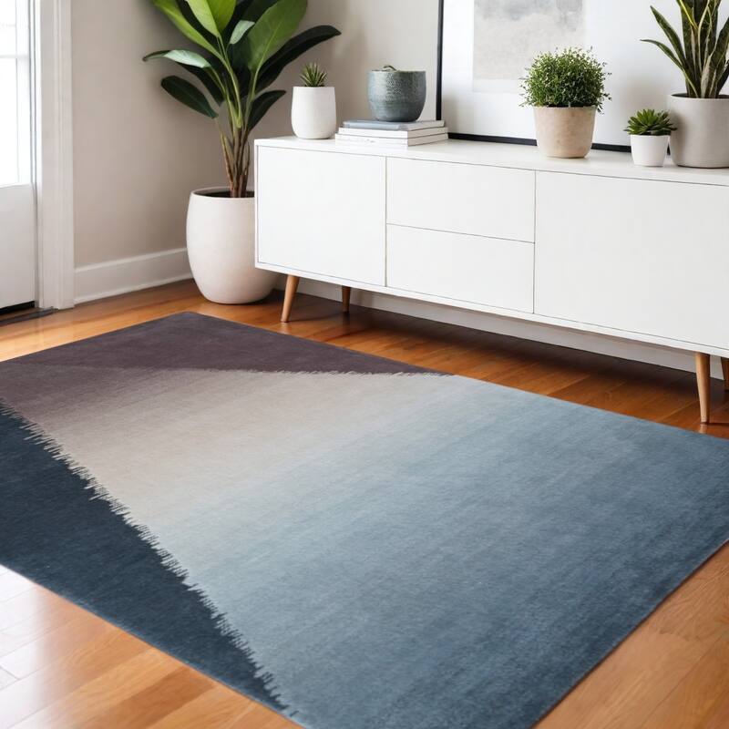 HomeRoots Geometric Casual Rectangle Area Rug - 72.00 in. x 48.00 in.  x 0.51 in.