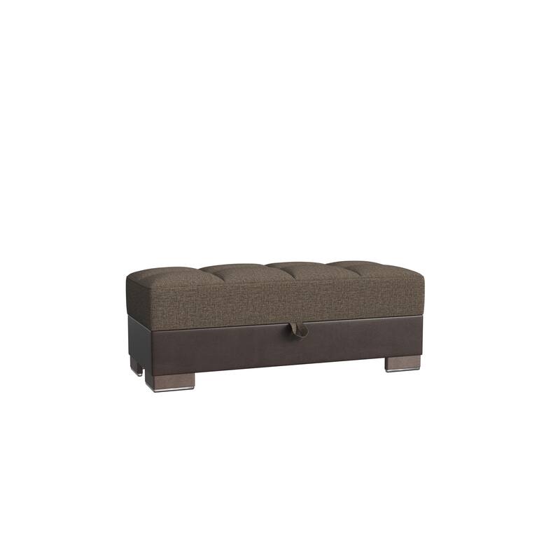 Upholstered Ottoman with Storage