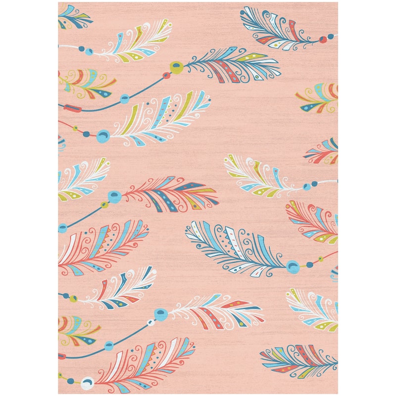 HomeRoots Juvenile/Youth Casual Rectangle Area Rug