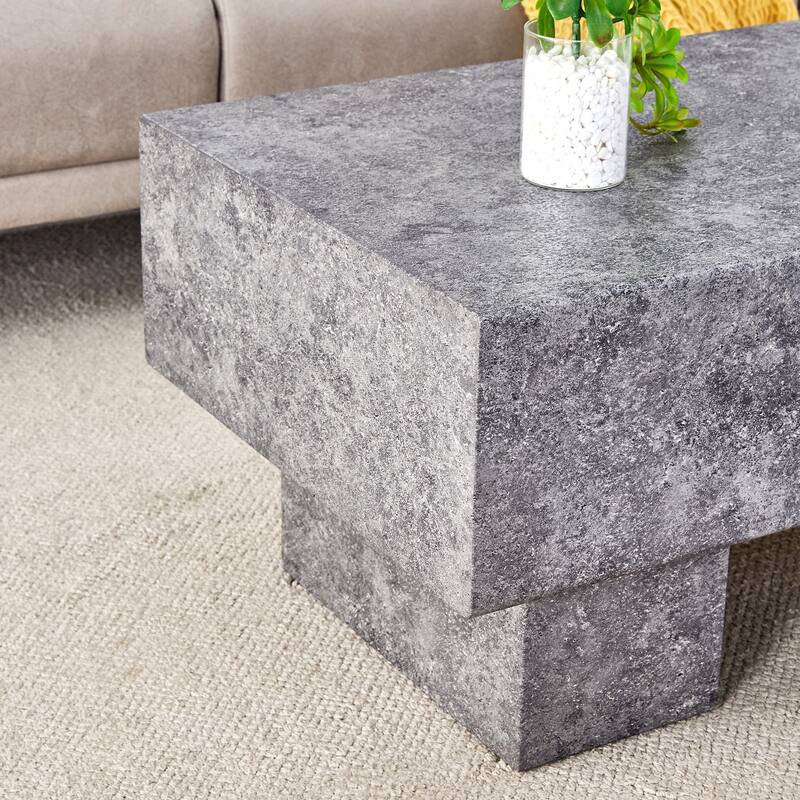 Modern Simple Texture Sticker MDF Coffee Table