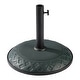 preview thumbnail 1 of 0, Seville 33-pound Resin Compound Patio Umbrella Base Forest Green