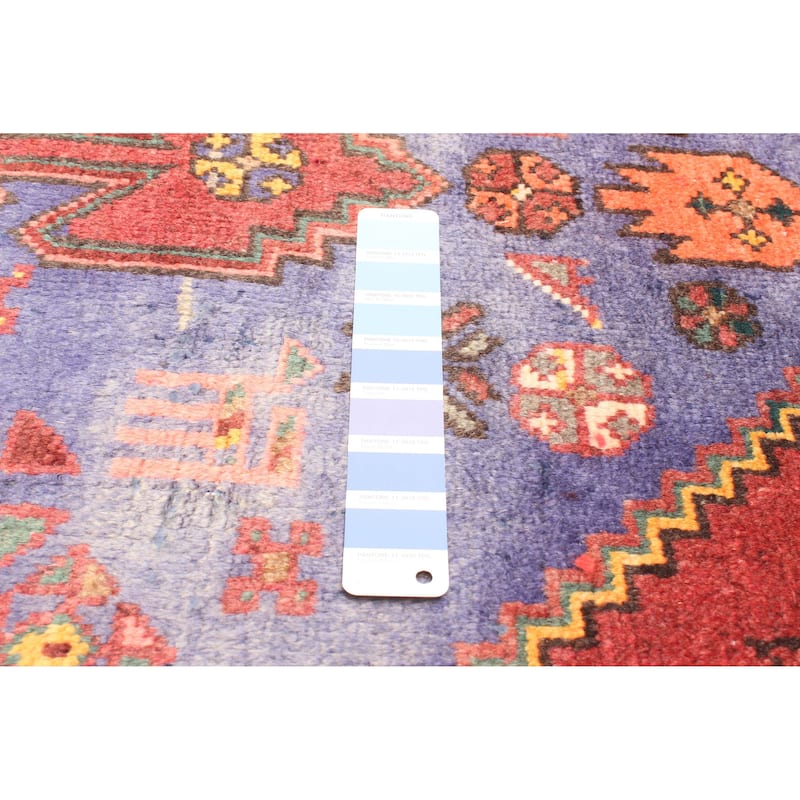 ECARPETGALLERY Hand-knotted Andelz Blue Wool Rug - 4'1 x 6'8