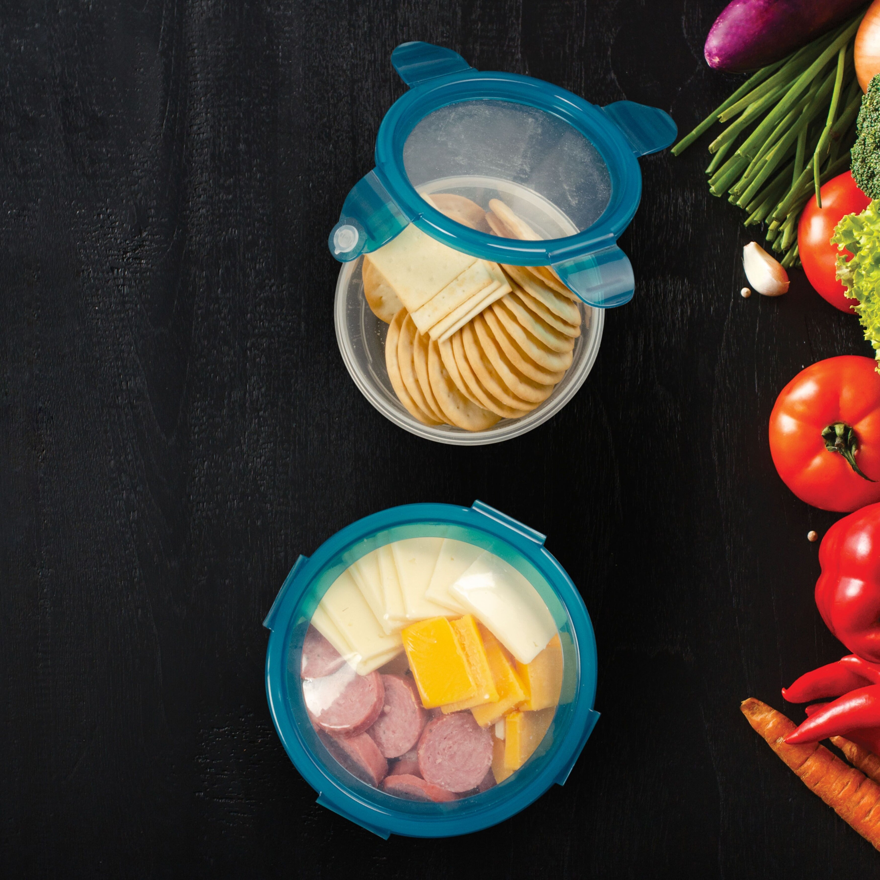 Handy Gourmet Flexi Top Containers