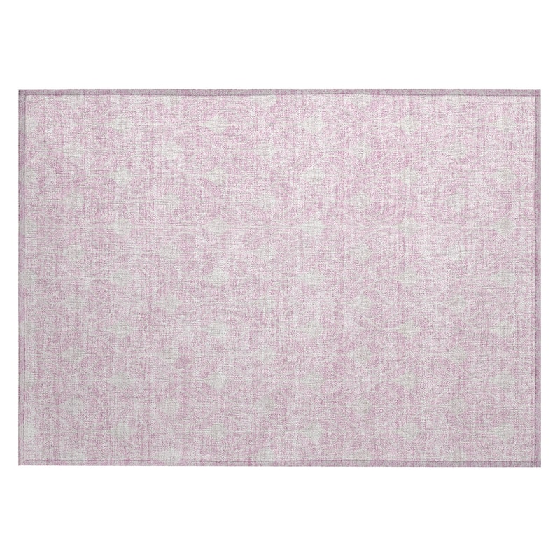 Machine Washable Indoor/ Outdoor Chantille Contempoary Geo Rug