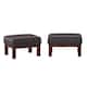 Option Dark Brown Faux Leather