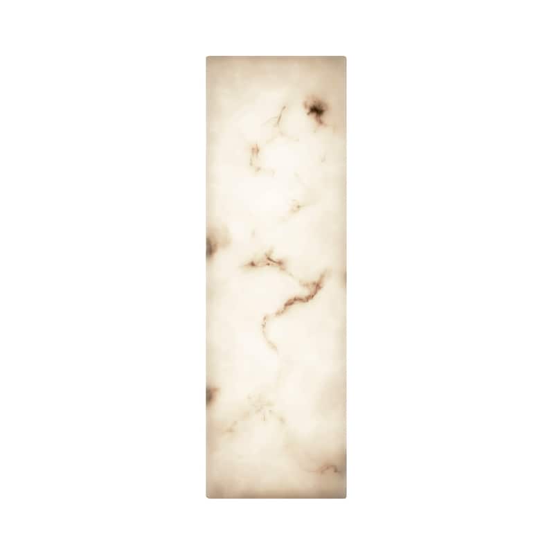 Justice Design LumenAria - Medley 17" LED ADA Wall Sconce - Faux Alabaster Shade