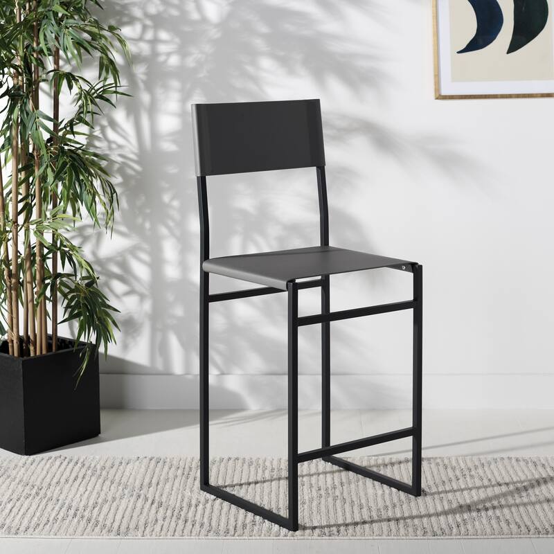 SAFAVIEH Valeria 26-inch Counter Stool (Fully Assembled) - 18 In. W x 18 In. D x 43 In. H - 18Wx18Dx43H