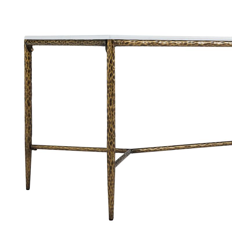 Christopher Knight Home - 7-Piece Industrial Metal Top Dining Set with Upholstered Chairs