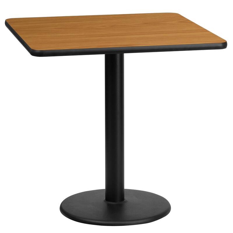 24'' Square Table Top with Reversible Laminate Top