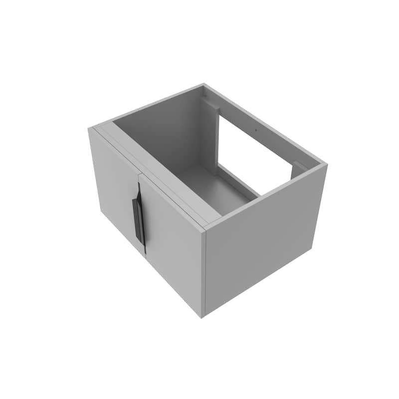 Alpine 24" Wall Mounted Bathroom Vanity (Base Only)
