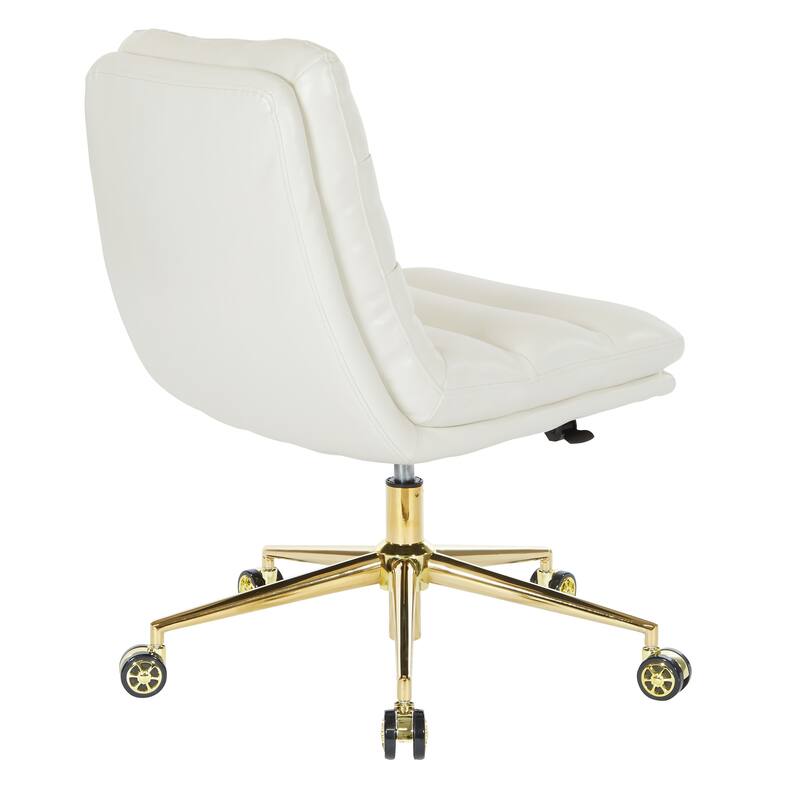 Legacy Swivel Office Chair in Faux Leather