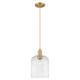 Option Brushed Brass / Clear Shade