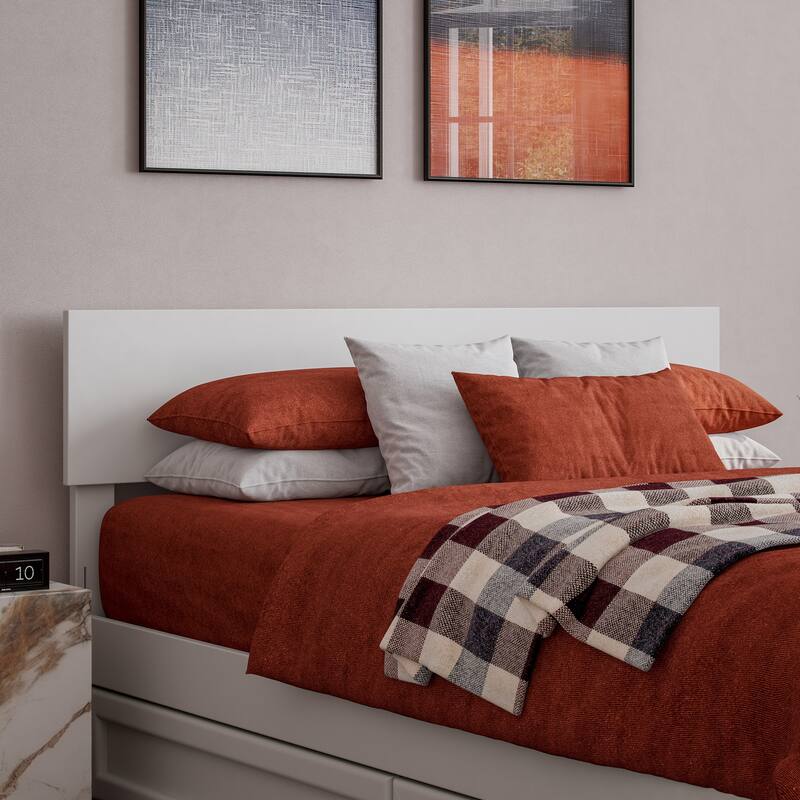 Wesley Platform Bed with Panel Footboard and Storage Drawers